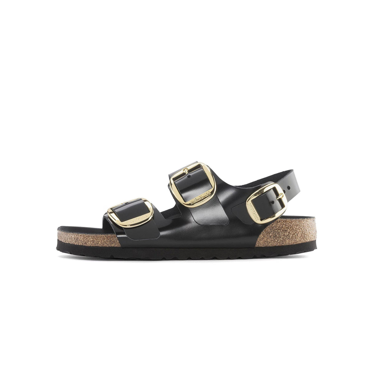 Birkenstock Womens Milano Big Buckle Slippers